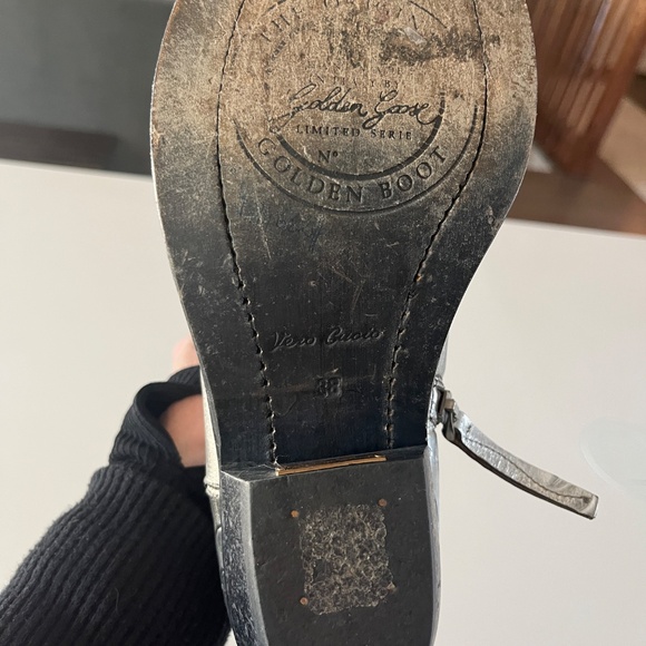 Golden Goose Deluxe Brand Booties Young Metallic - Size 8 - Picture 8 of 16